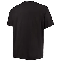 Champion Heathered Charcoal Ohio State Buckeyes Big  Tall Arch Over Wordmark T-Shirt