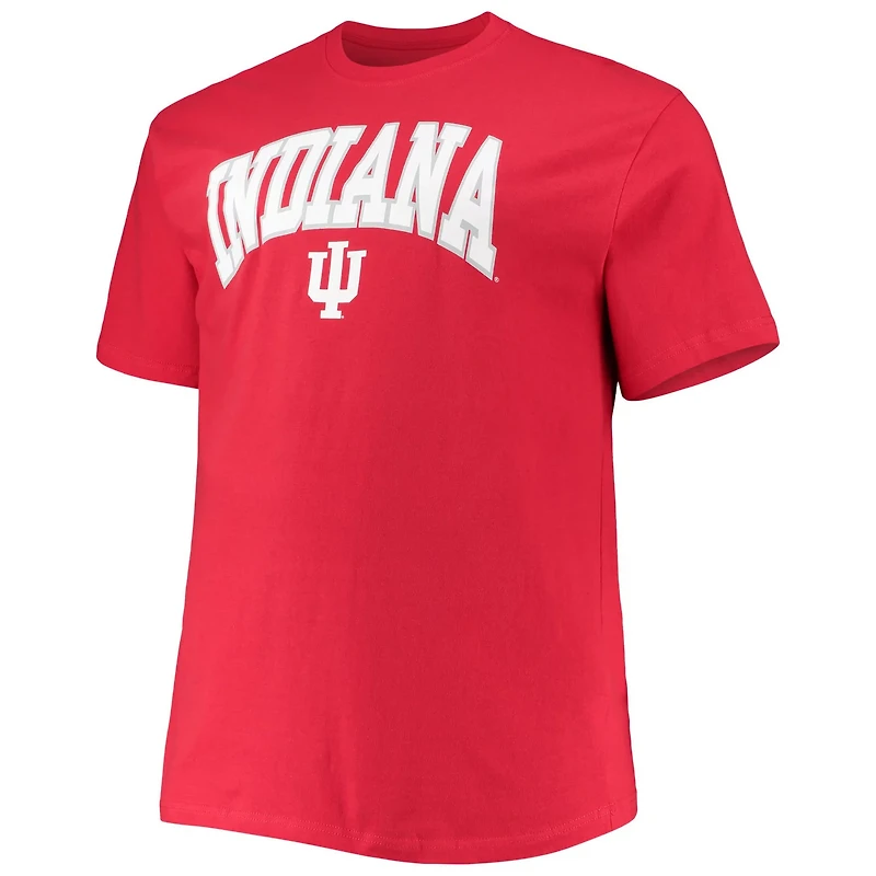Champion Indiana Hoosiers Big  Tall Arch Over Wordmark T-Shirt