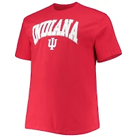 Champion Indiana Hoosiers Big  Tall Arch Over Wordmark T-Shirt