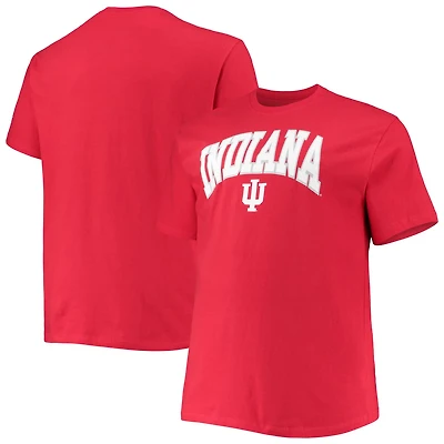 Champion Indiana Hoosiers Big  Tall Arch Over Wordmark T-Shirt