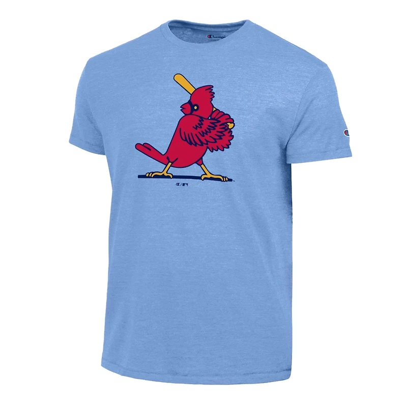 Champion Light St Louis Cardinals Cooperstown Logo Tri-Blend T-Shirt