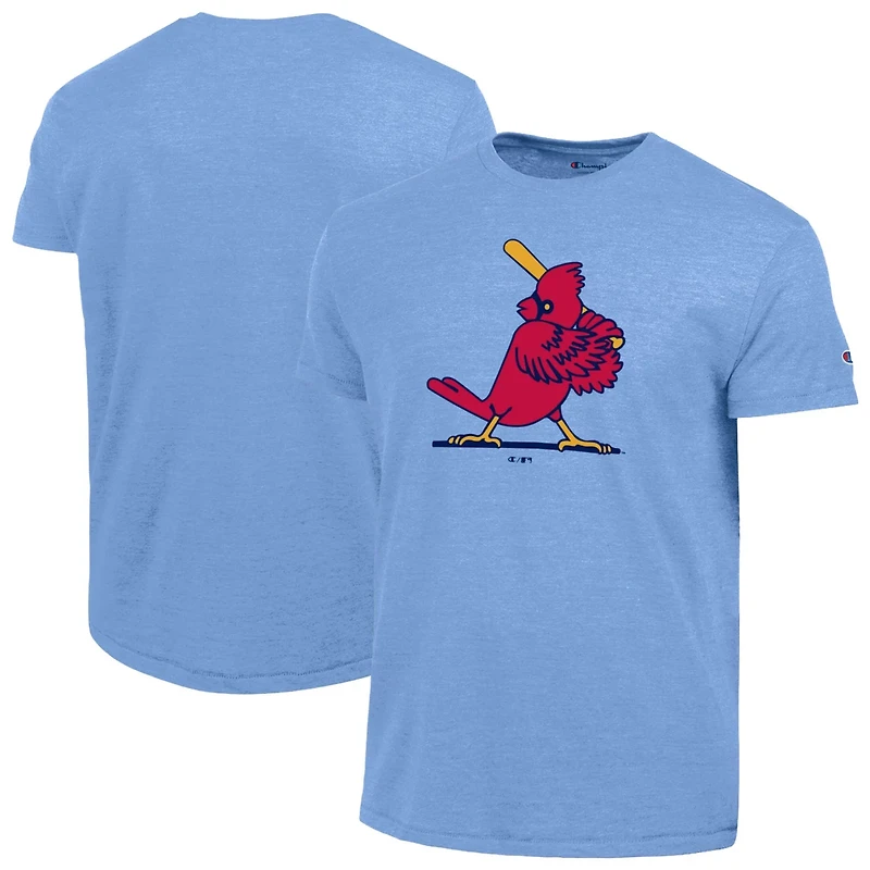 Champion Light St Louis Cardinals Cooperstown Logo Tri-Blend T-Shirt