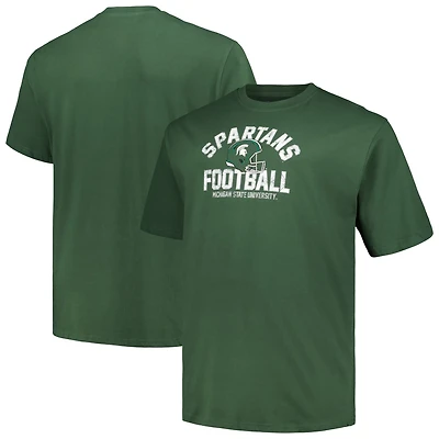 Champion Michigan State Spartans Big  Tall Football Helmet T-Shirt