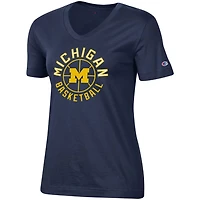 Champion Michigan Wolverines Basketball V-Neck T-Shirt