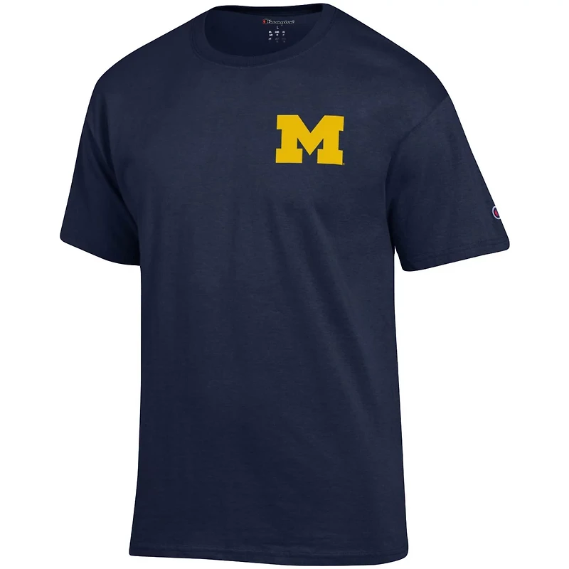 Champion Michigan Wolverines Stack 2-Hit T-Shirt