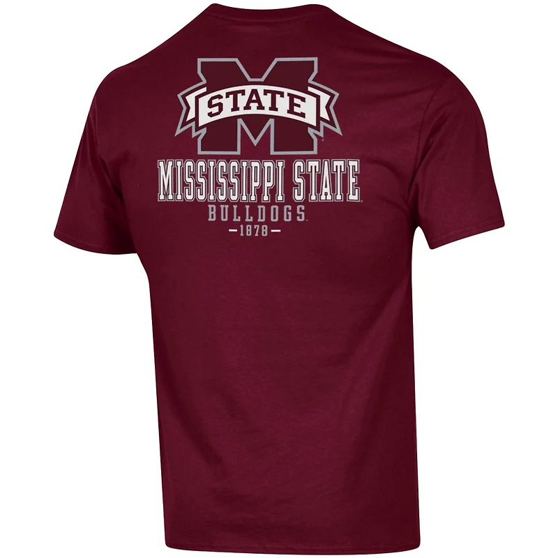 Champion Mississippi State Bulldogs Stack 2-Hit T-Shirt