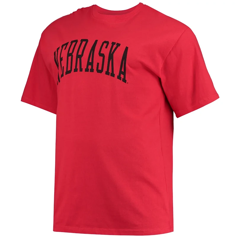Champion Nebraska Huskers Big  Tall Arch Team Logo T-Shirt
