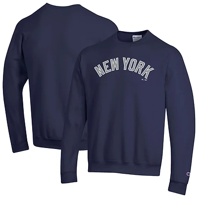 Champion New York Yankees Powerblend Wordmark Sweatshirt