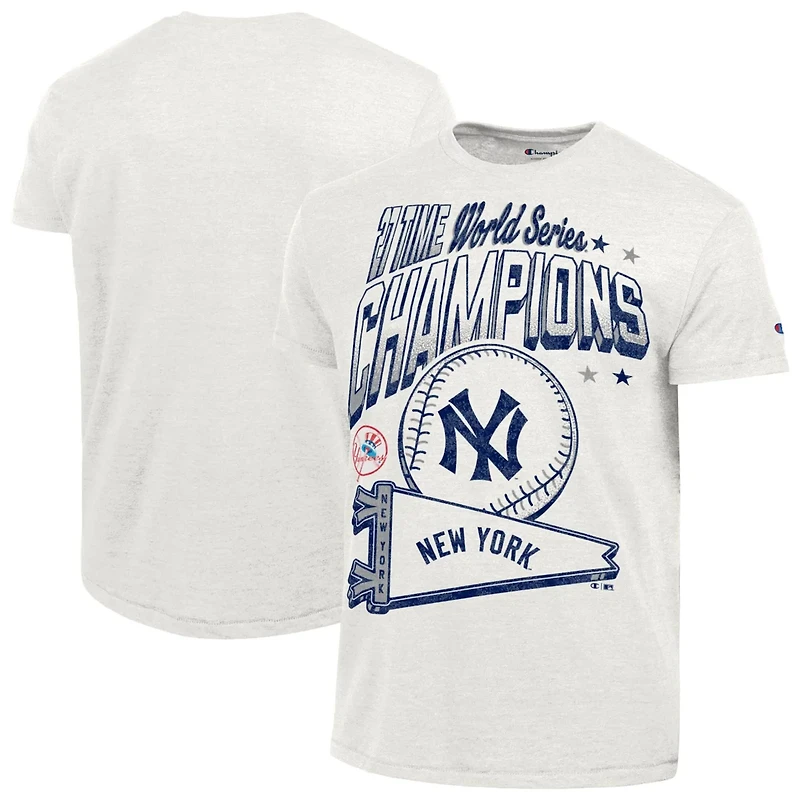 Champion New York Yankees Winning Tradition Cooperstown Tri-Blend T-Shirt