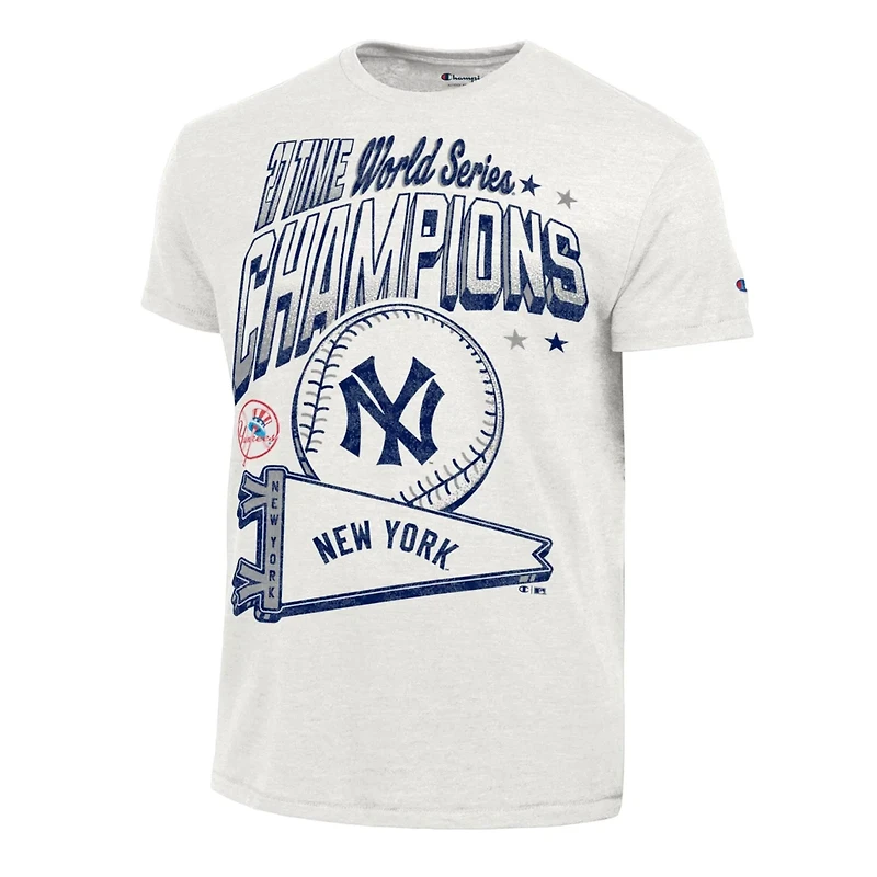 Champion New York Yankees Winning Tradition Cooperstown Tri-Blend T-Shirt