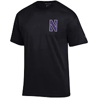 Champion Northwestern Wildcats Stack 2-Hit T-Shirt