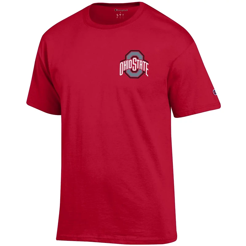 Champion Ohio State Buckeyes Team Stack 2-Hit T-Shirt
