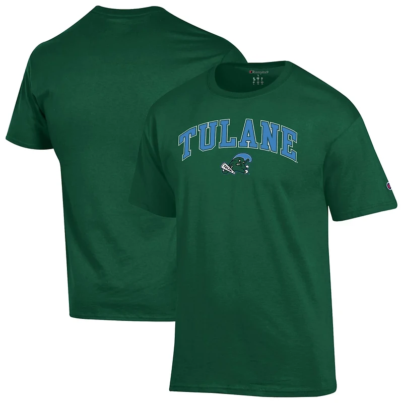 Champion Tulane Wave Arch Over Logo T-Shirt