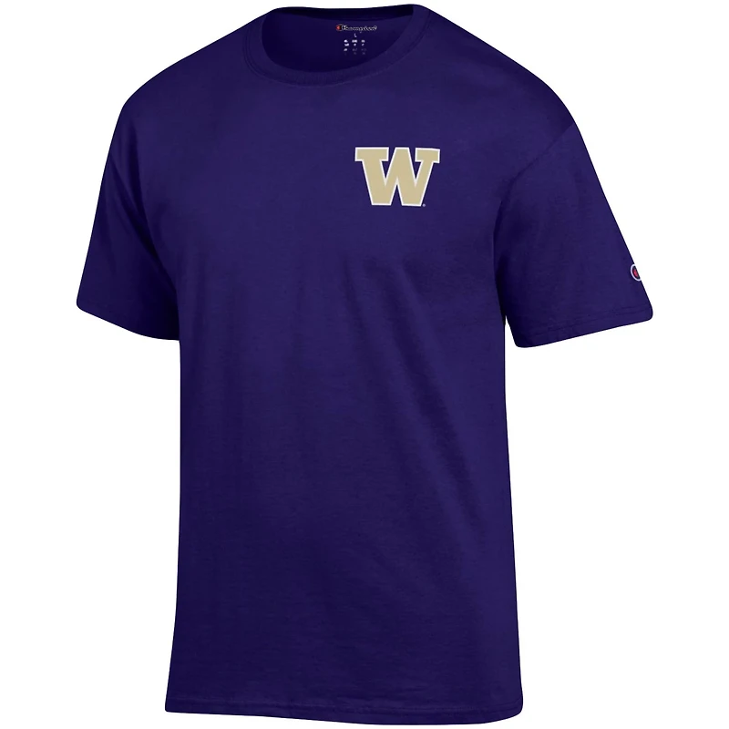 Champion Washington Huskies Stack 2-Hit T-Shirt