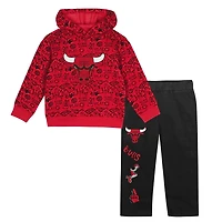 Chicago Bulls Give and Go Pullover Hoodie Sweatpants Set