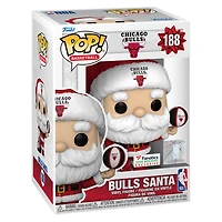 Chicago Bulls Santa Funko Pop 2024 Fanatics Exclusive Vinyl Figure