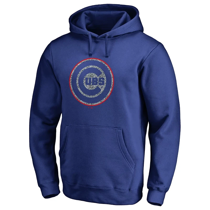 Chicago Cubs Static Logo Pullover Hoodie