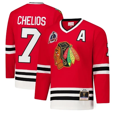 Chris Chelios Chicago Blackhawks 1991-92 Power Play Jersey
