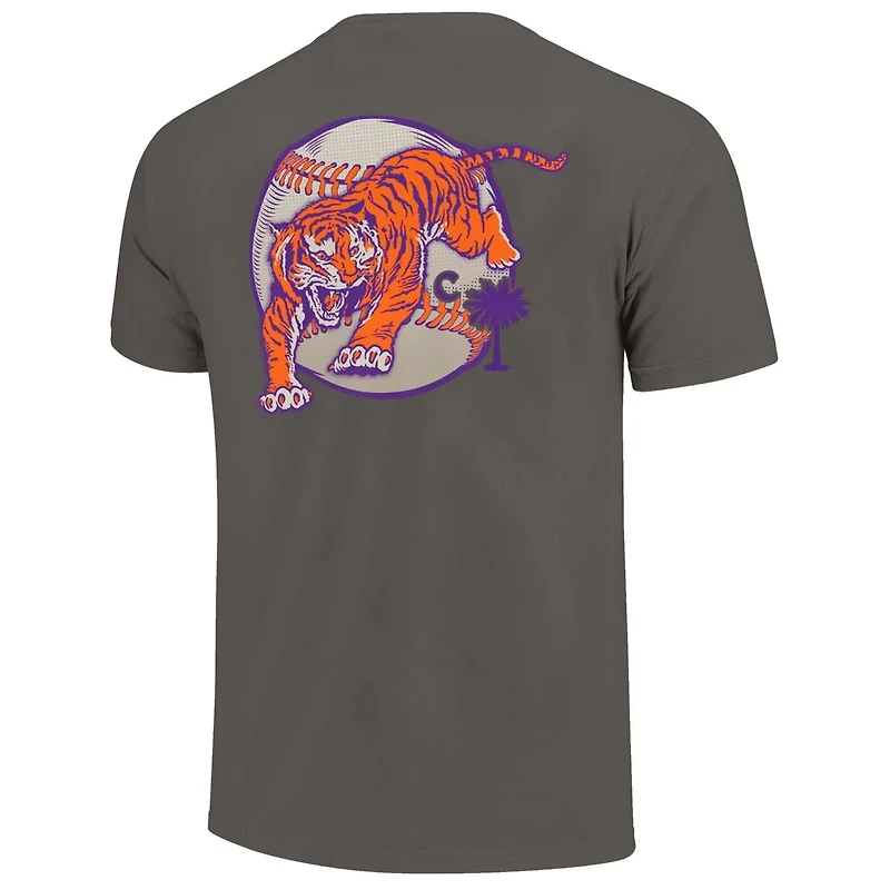 Clemson Tigers Palmetto C Baseball T-Shirt