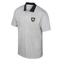 Colosseum /Black Army Black Knights Print Stripe Polo