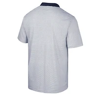 Colosseum /Navy Gonzaga Bulldogs Print Stripe Polo