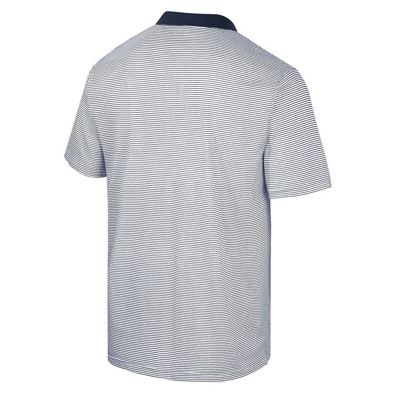 Colosseum /Navy Virginia Cavaliers Print Stripe Polo