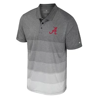 Colosseum Alabama Crimson Tide Striped Mesh Polo