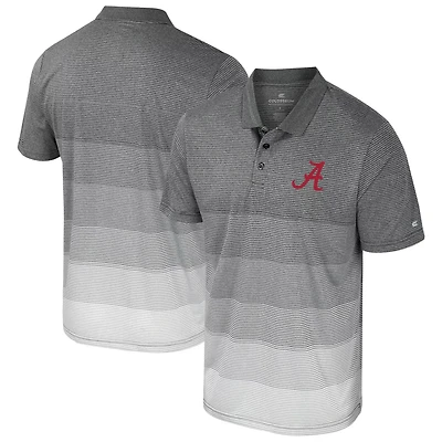 Colosseum Alabama Crimson Tide Striped Mesh Polo
