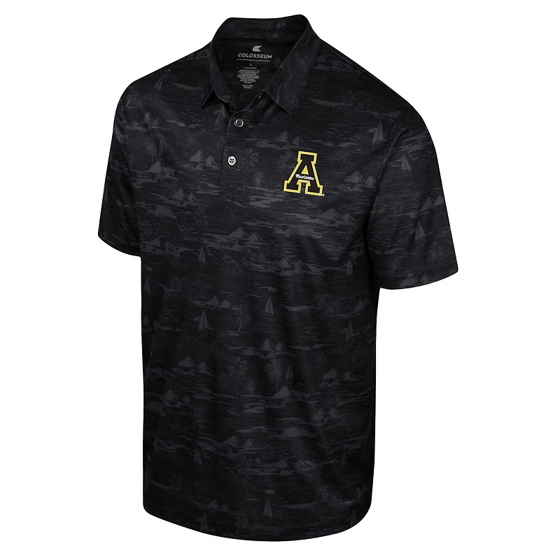 Colosseum Appalachian State Mountaineers Daly Print Polo