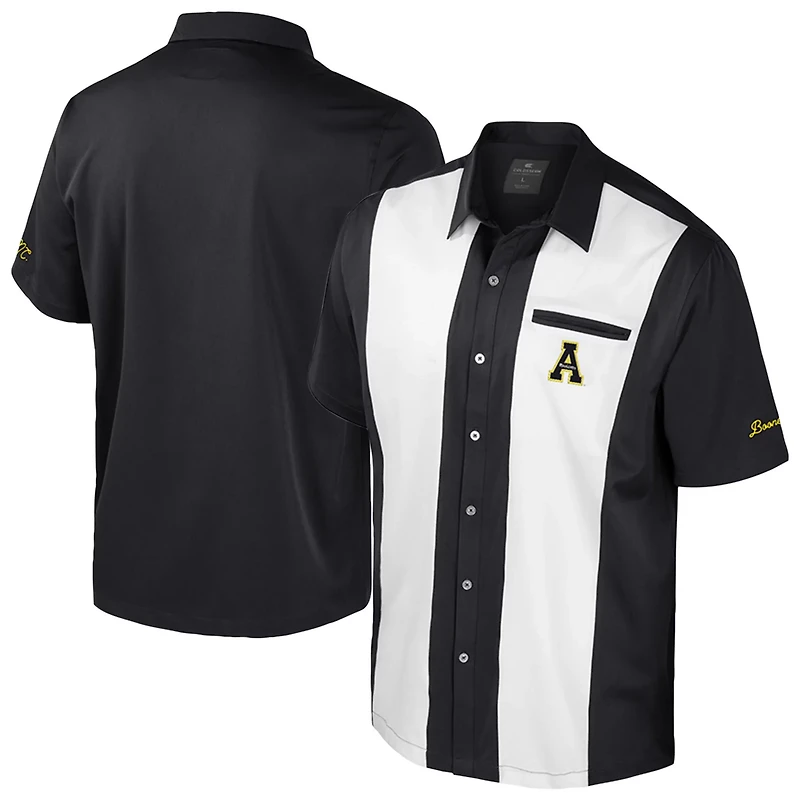 Colosseum Appalachian State Mountaineers Strike Bowling Button-Up Shirt