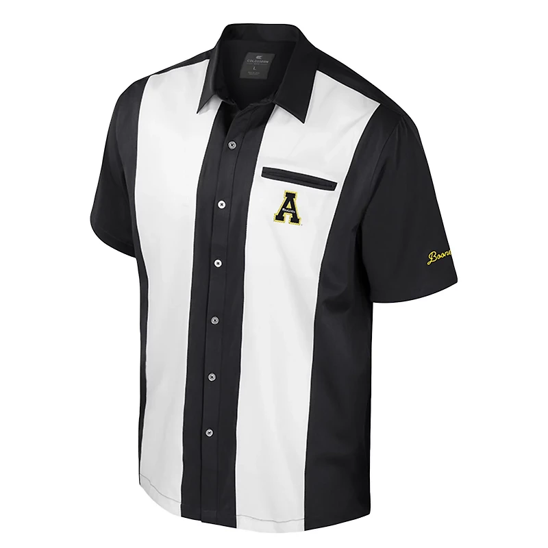 Colosseum Appalachian State Mountaineers Strike Bowling Button-Up Shirt