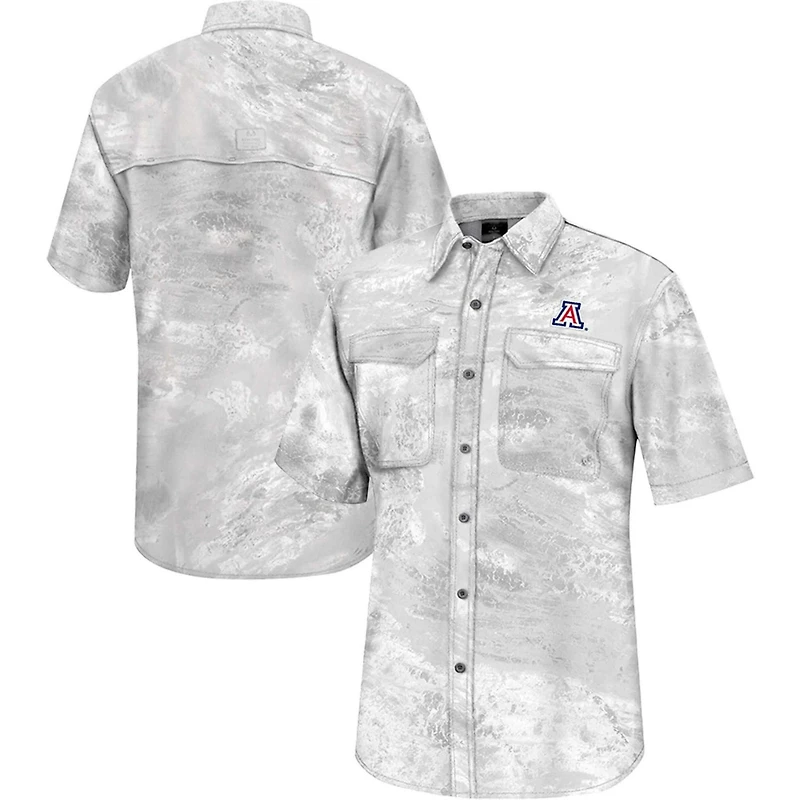 Colosseum Arizona Wildcats Realtree Aspect Charter Full-Button Fishing Shirt
