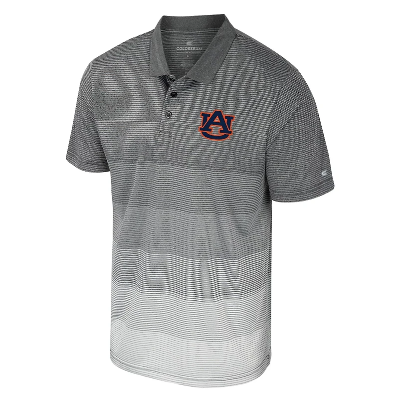 Colosseum Auburn Tigers Striped Mesh Polo