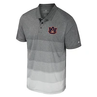 Colosseum Auburn Tigers Striped Mesh Polo
