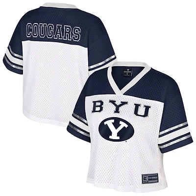 Colosseum BYU Cougars Treasure Cropped Football Jersey