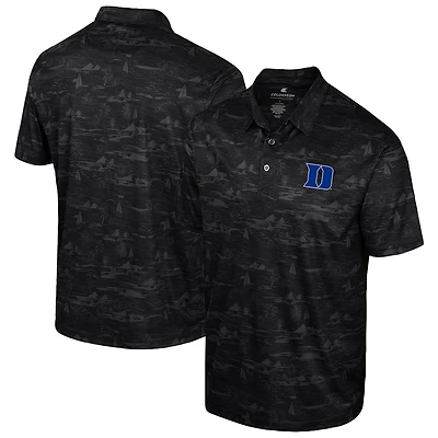 Colosseum Duke Blue Devils Daly Print Polo