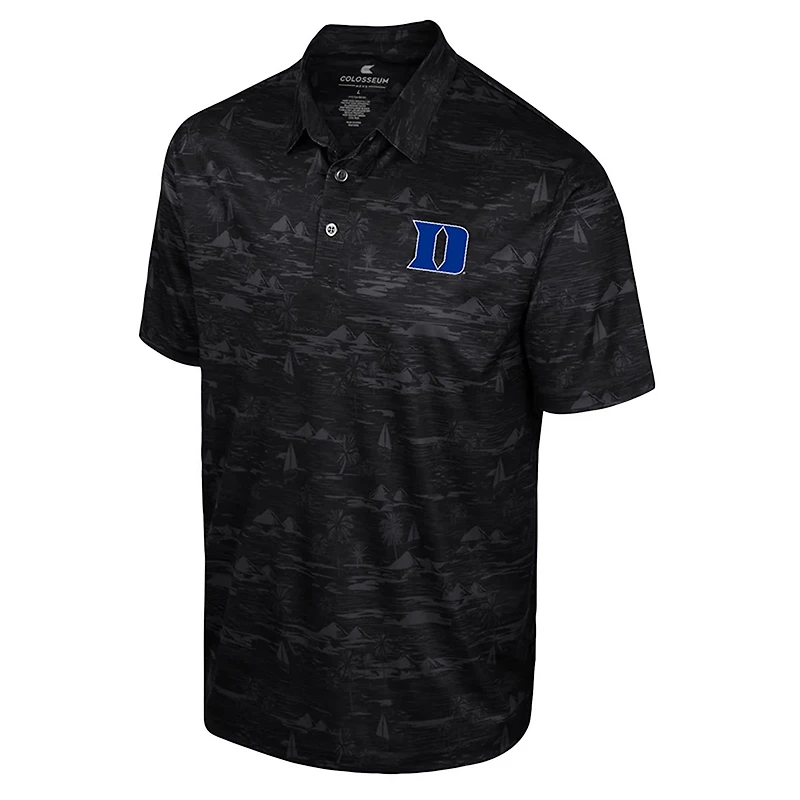 Colosseum Duke Blue Devils Daly Print Polo