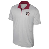 Colosseum Florida State Seminoles Big  Tall Tuck Striped Polo