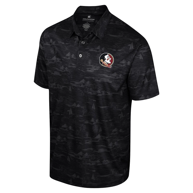 Colosseum Florida State Seminoles Daly Print Polo