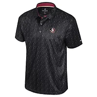 Colosseum Florida State Seminoles Football Print Polo