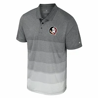 Colosseum Florida State Seminoles Striped Mesh Polo