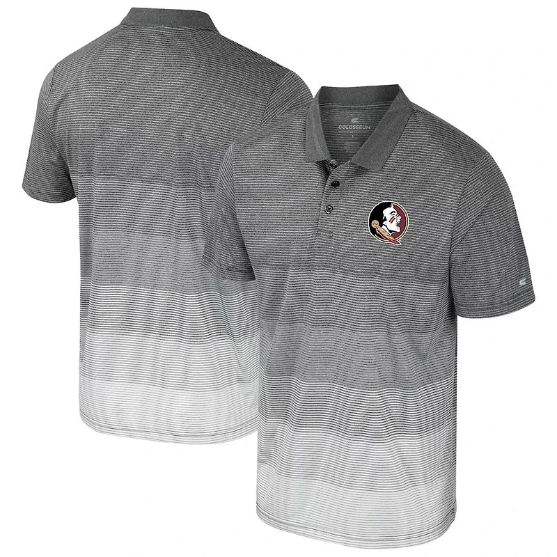 Colosseum Florida State Seminoles Striped Mesh Polo