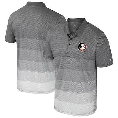 Colosseum Florida State Seminoles Striped Mesh Polo