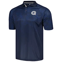 Colosseum Georgetown Hoyas Honeycomb Raglan Polo