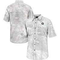 Colosseum Georgetown Hoyas Realtree Aspect Charter Full-Button Fishing Shirt