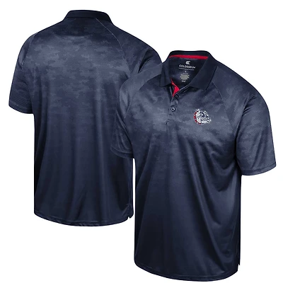 Colosseum Gonzaga Bulldogs Honeycomb Raglan Polo
