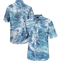 Colosseum Gonzaga Bulldogs Realtree Aspect Charter Full-Button Fishing Shirt