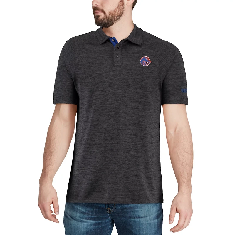 Colosseum Heathered Boise State Broncos Down Swing Polo