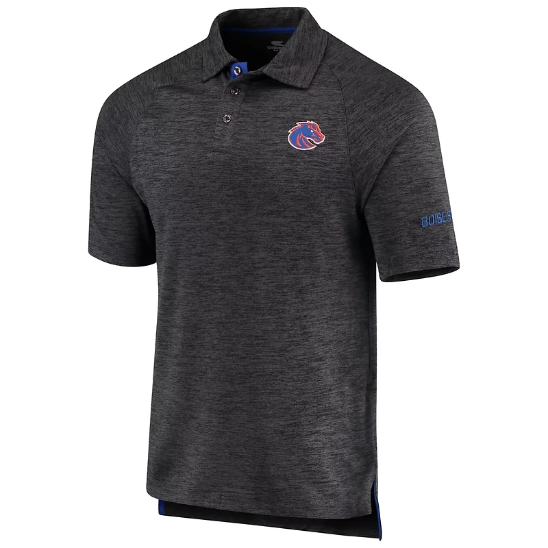 Colosseum Heathered Boise State Broncos Down Swing Polo