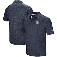 Colosseum Heathered Georgetown Hoyas Down Swing Raglan Polo